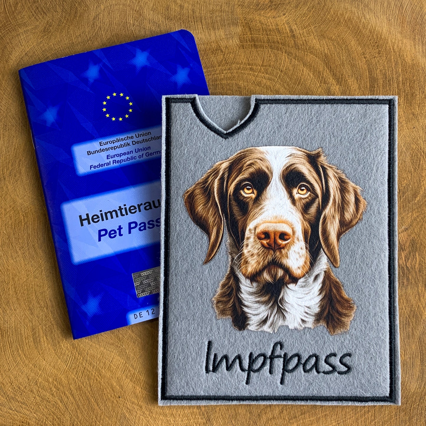 Deutsch Drahthaar Impfpasshülle (Motiv 3)