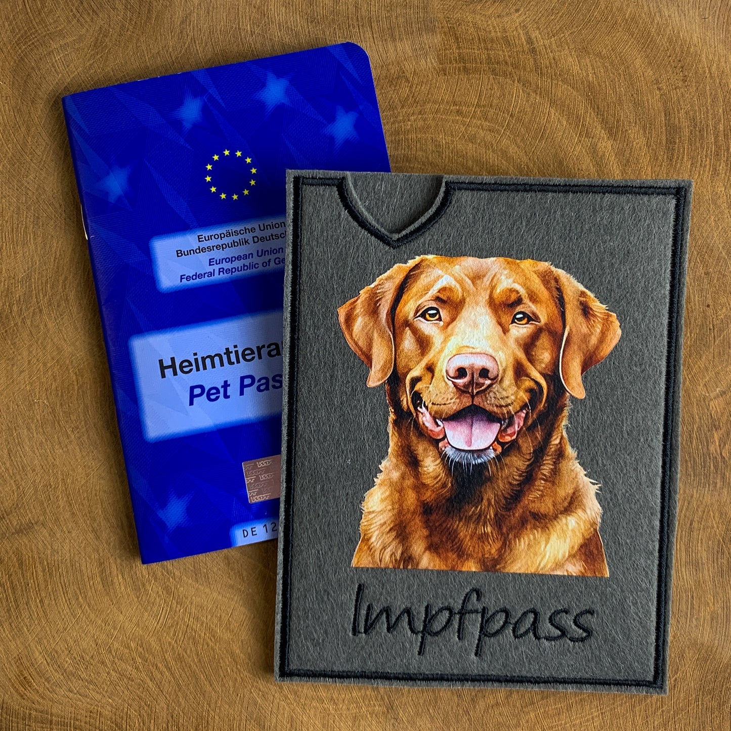 Chesapeake Bay Retriever Impfpasshülle (Motiv 1)