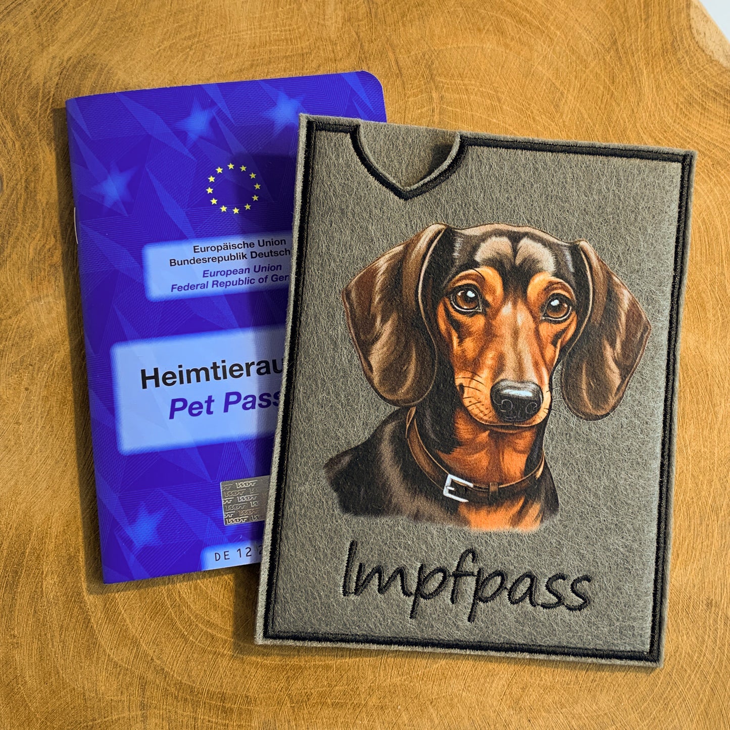 Dackel Impfpasshülle (Motiv 8)