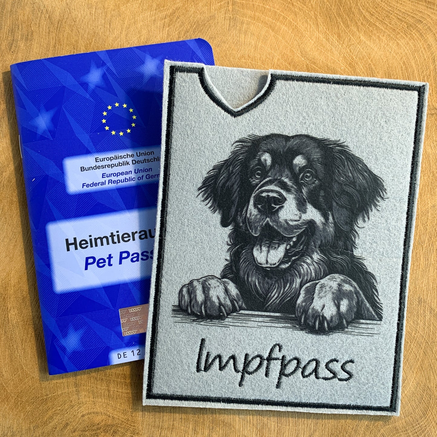 Hovawart Impfpasshülle (Motiv 2)