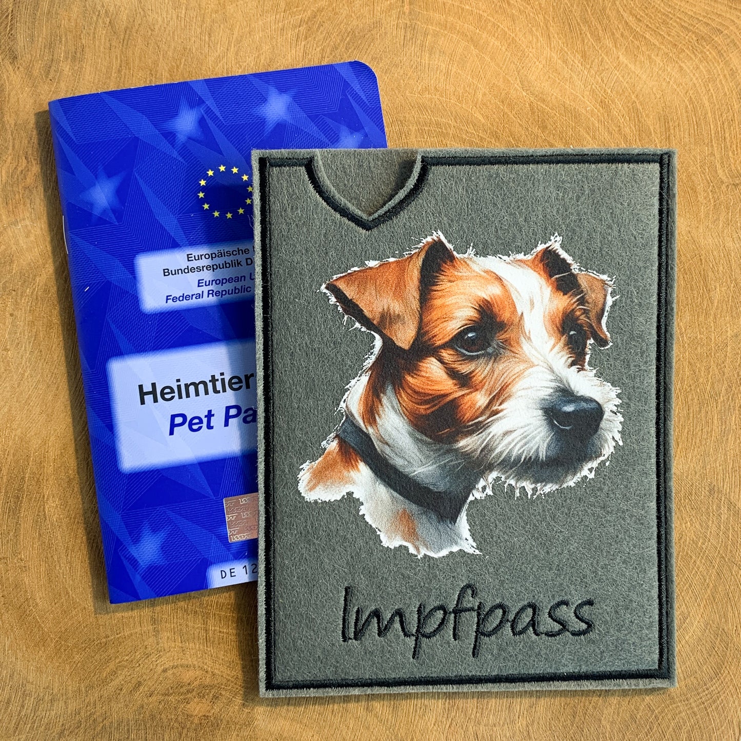 Jack Russell Impfpasshülle (Motiv 2)