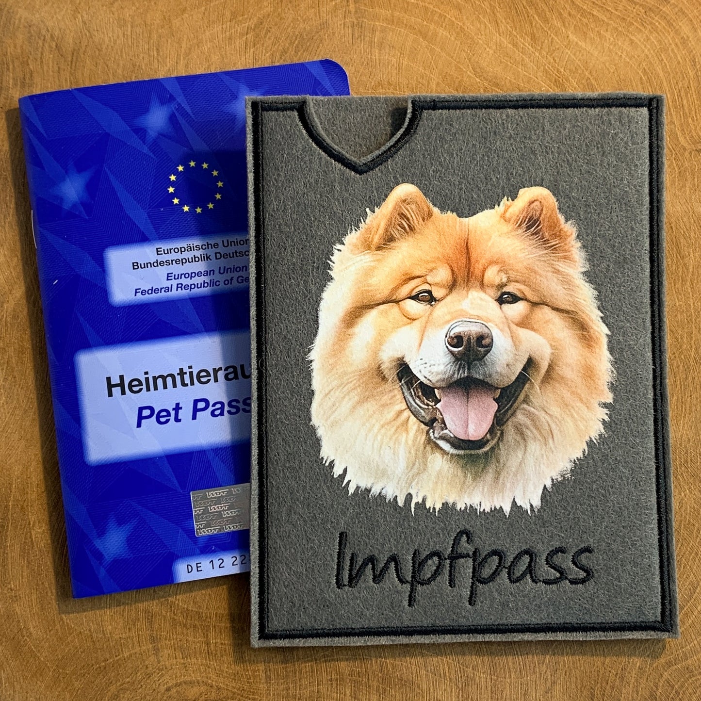 Chow Chow Impfpasshülle