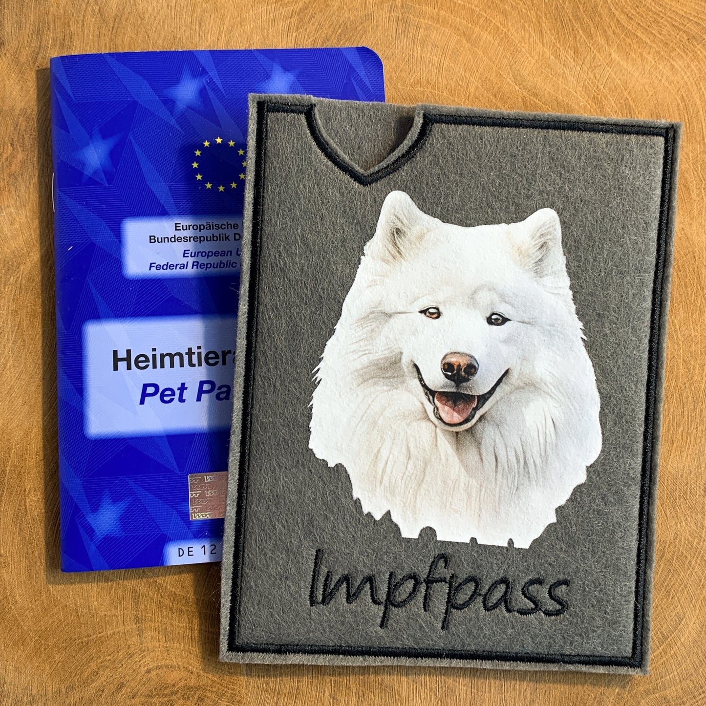 Samoyede Impfpasshülle
