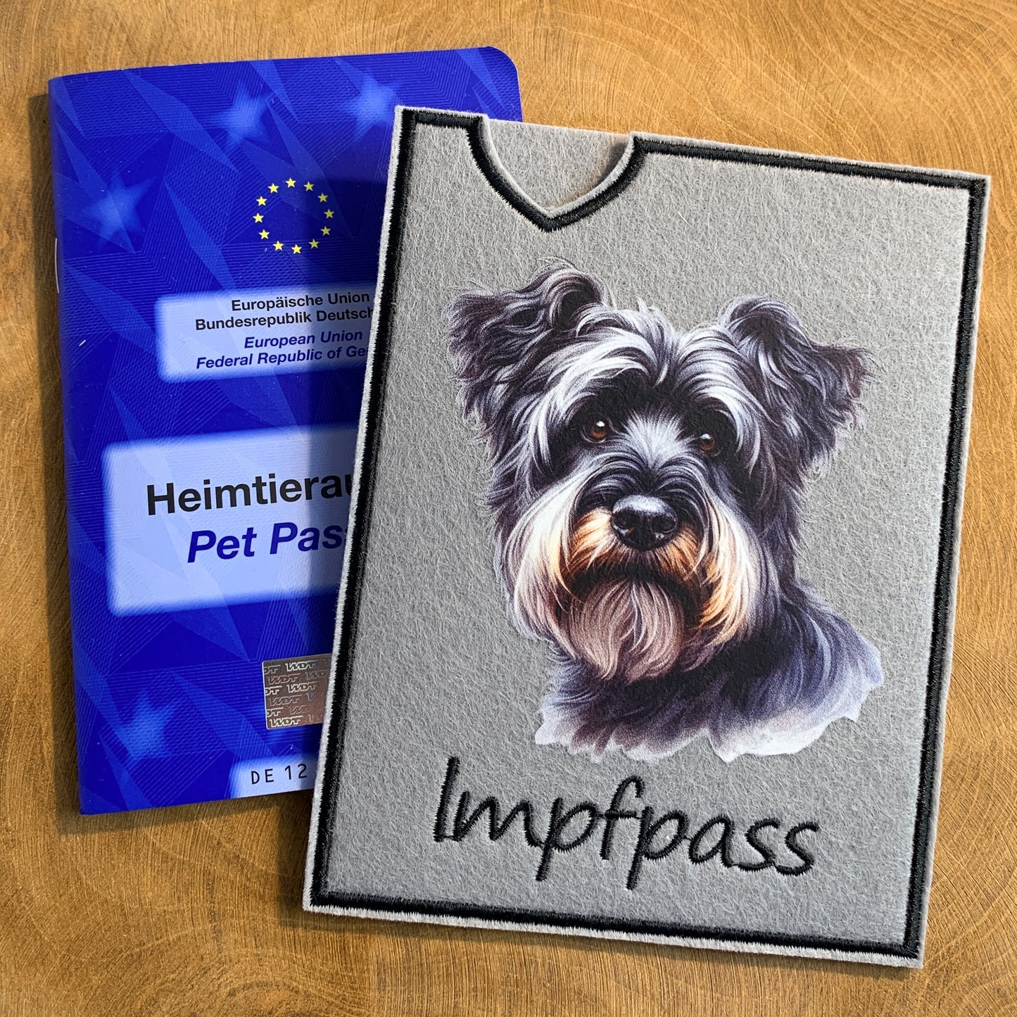 Tschechischer Terrier Impfpasshülle (Motiv 2)
