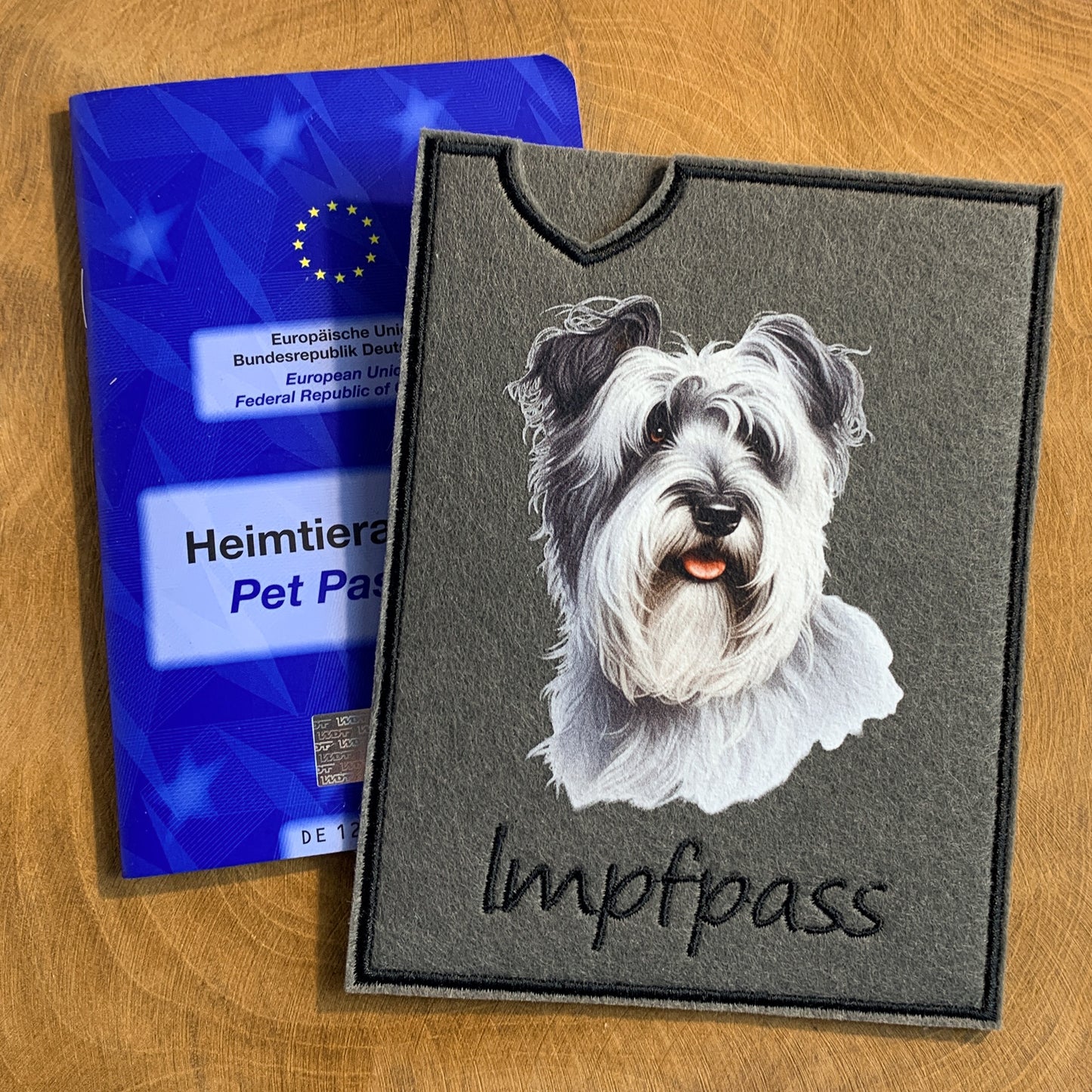 Sealyham Terrier Impfpasshülle (Motiv 3)