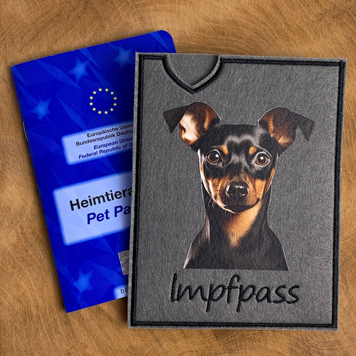Pinscher Impfpasshülle (Motiv 4)