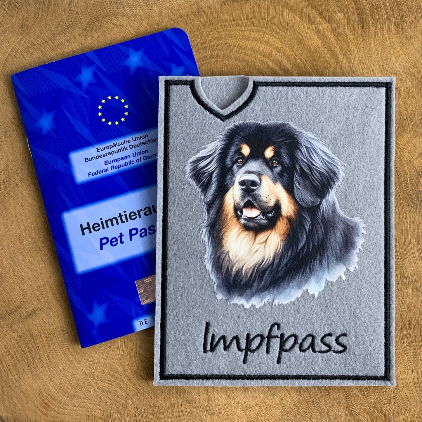 Tibetdogge - Tibetan Mastiff Impfpasshülle