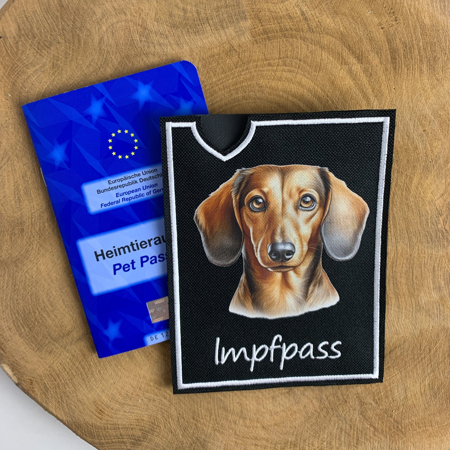 Dackel Impfpasshülle (Motiv 2)