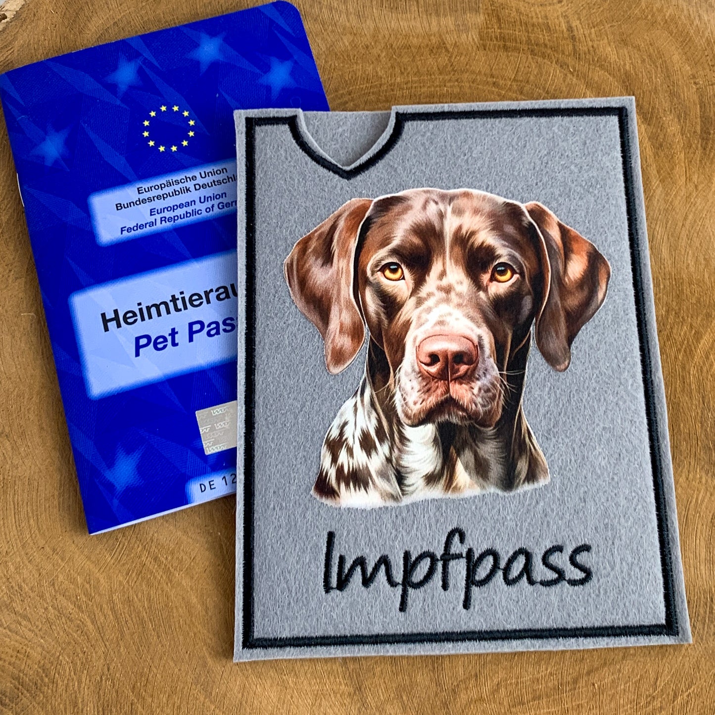 Deutsch Kurzhaar Impfpasshülle (Motiv 3)