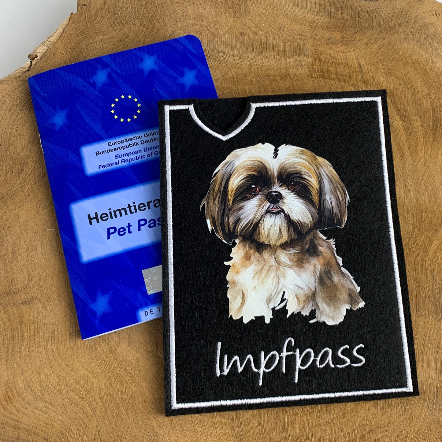 Shih Tzu Impfpasshülle (Motiv 1)