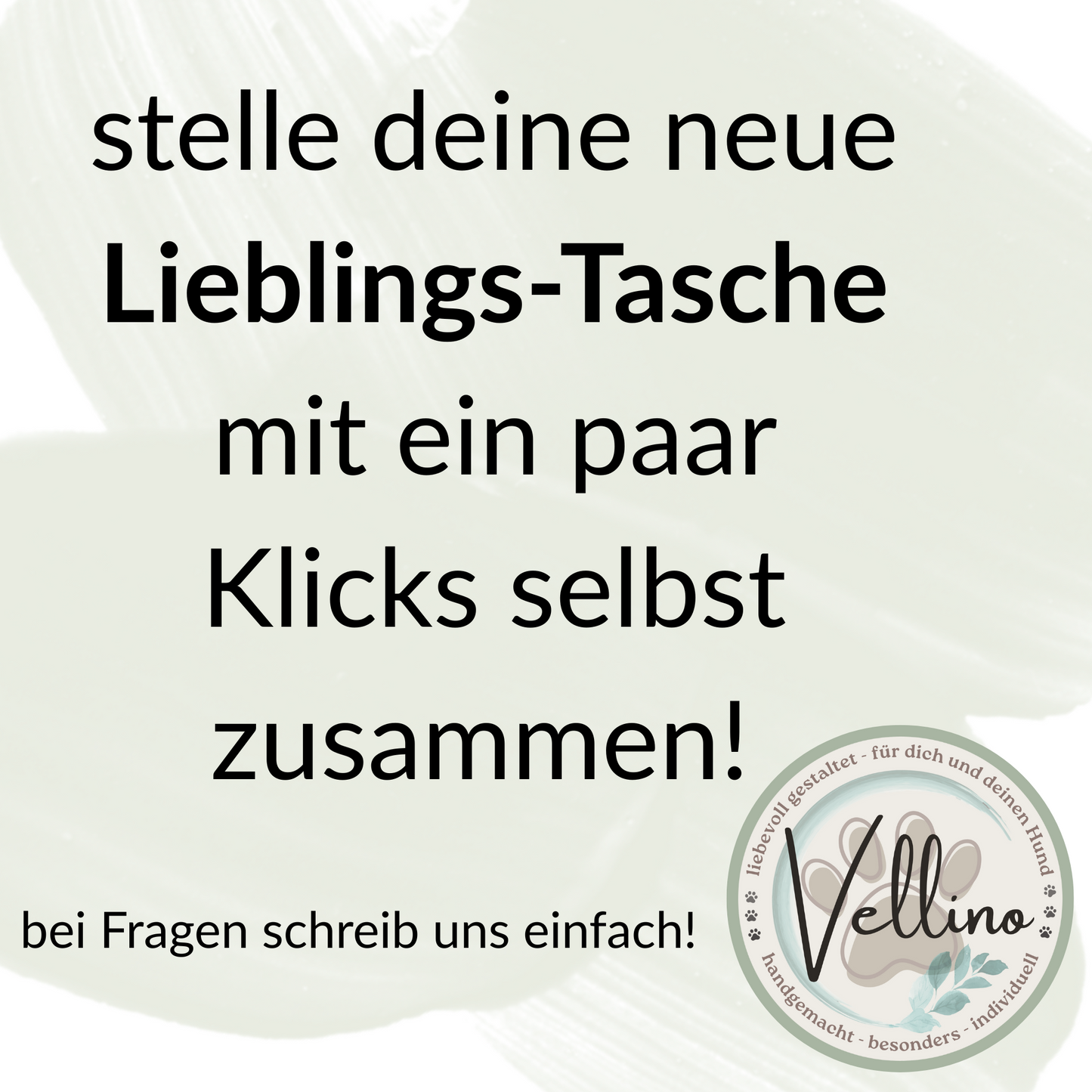 Kulturbeutel mit Hundemama