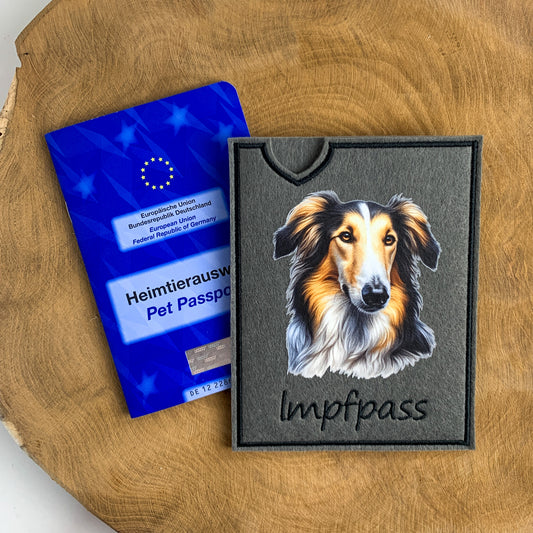 Barsoi Impfpasshülle - 2 verschiedene Motive, personalisierbar