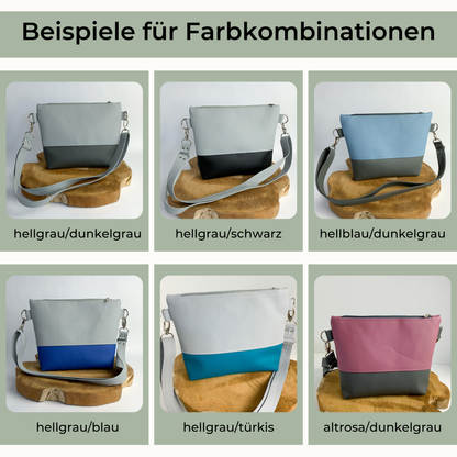 Beispiele für Farbkombinationen, die der Kunde sich selbst zusammenstellen kann