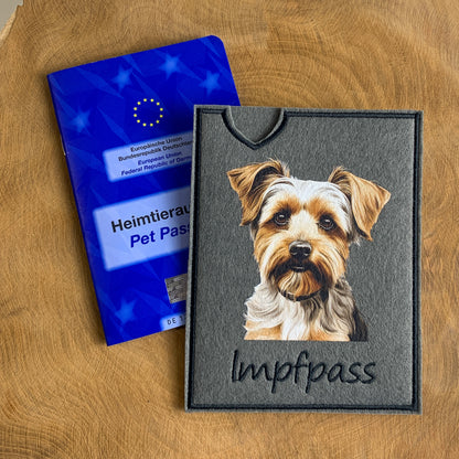 Biewer Terrier Impfpasshülle, personalisierbar