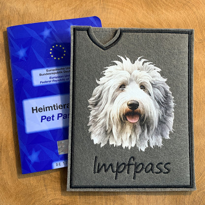 Bobtail Impfpasshülle - 3 verschiedene Motive, personalisierbar