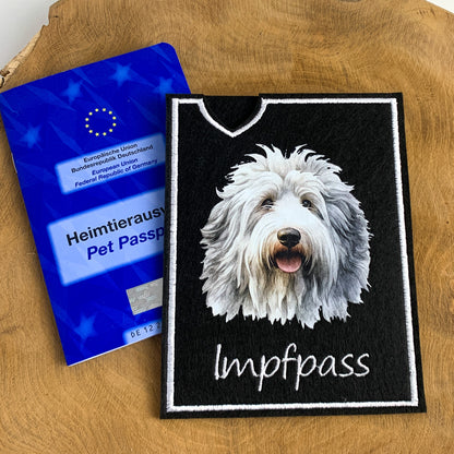 Bobtail Impfpasshülle - 3 verschiedene Motive, personalisierbar