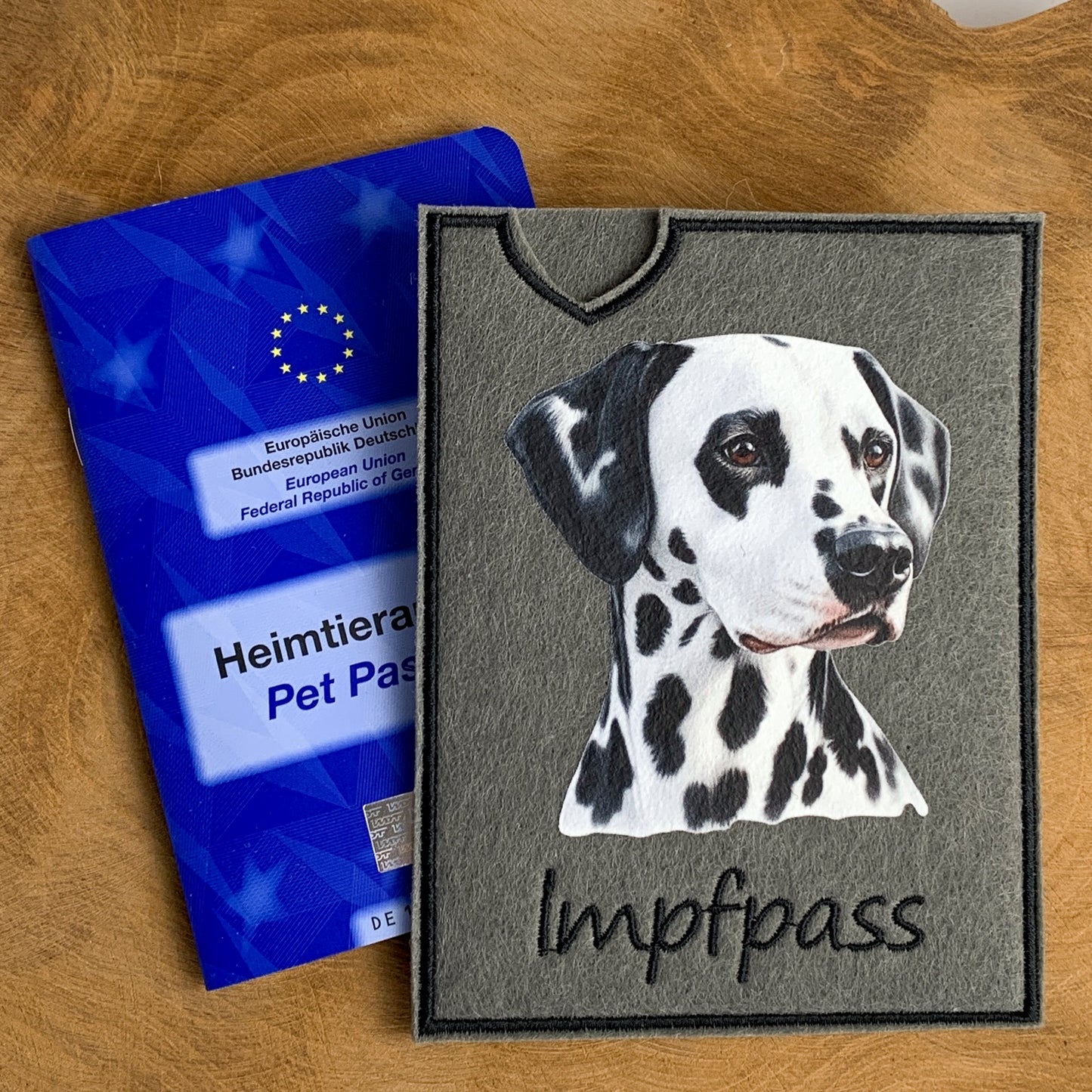 Dalmatiner Impfpasshülle - mehrere Motive, personalisierbar