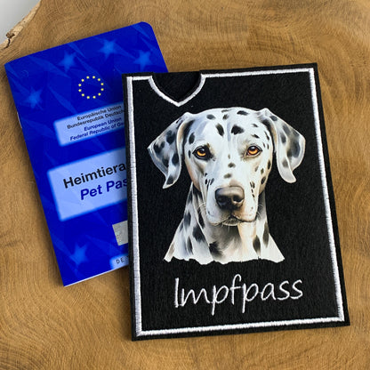 Dalmatiner Impfpasshülle - mehrere Motive, personalisierbar