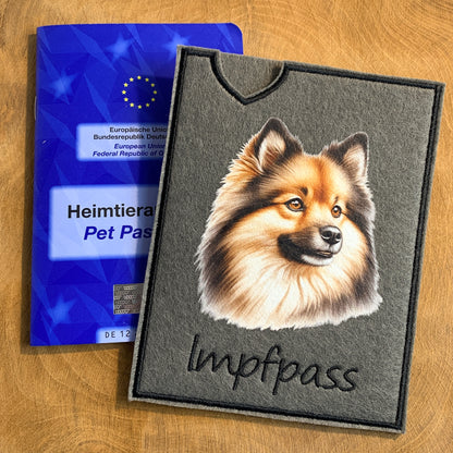 Finnischer Spitz Impfpasshülle - 3 verschiedene Motive, personalisierbar