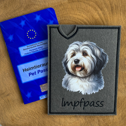 Havaneser Impfpasshülle - 7 verschiedene Motive, personalisierbar