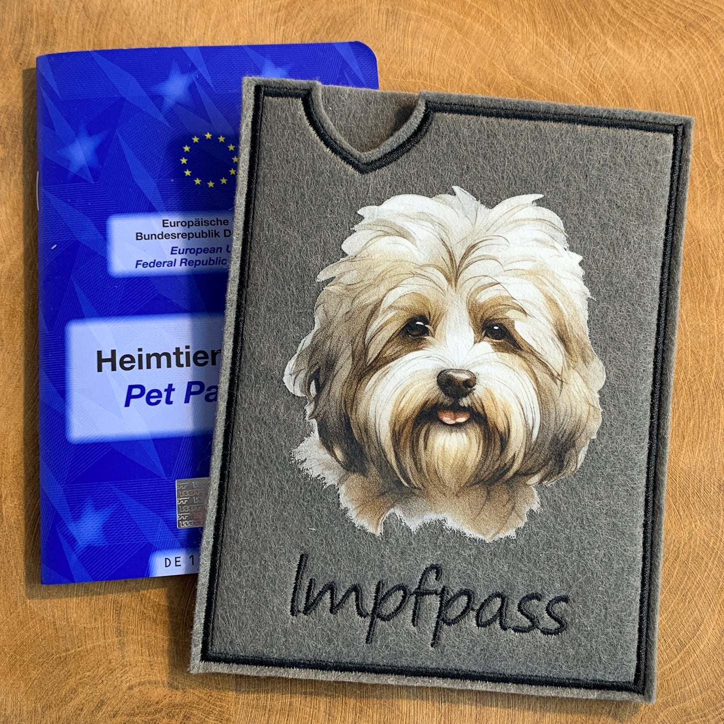 Havaneser Impfpasshülle - 7 verschiedene Motive, personalisierbar