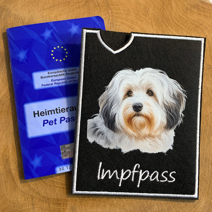 Havaneser Impfpasshülle - 7 verschiedene Motive, personalisierbar