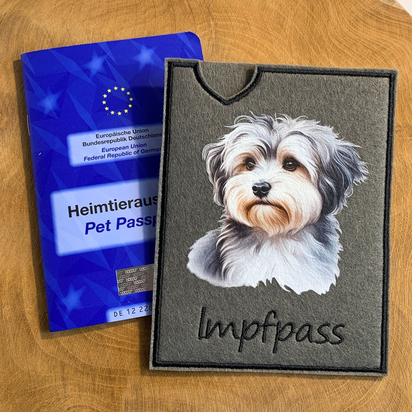 Havaneser Impfpasshülle - 7 verschiedene Motive, personalisierbar