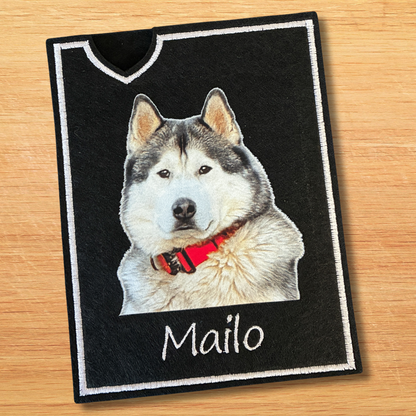 Personalisierte Impfpasshülle für Hunde mit eigenem Foto