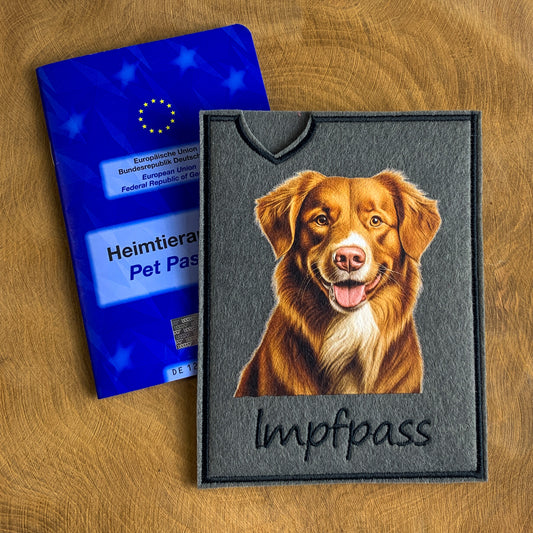 Nova Scotia Duck Tolling Retriever Impfpasshülle (Motiv 3)
