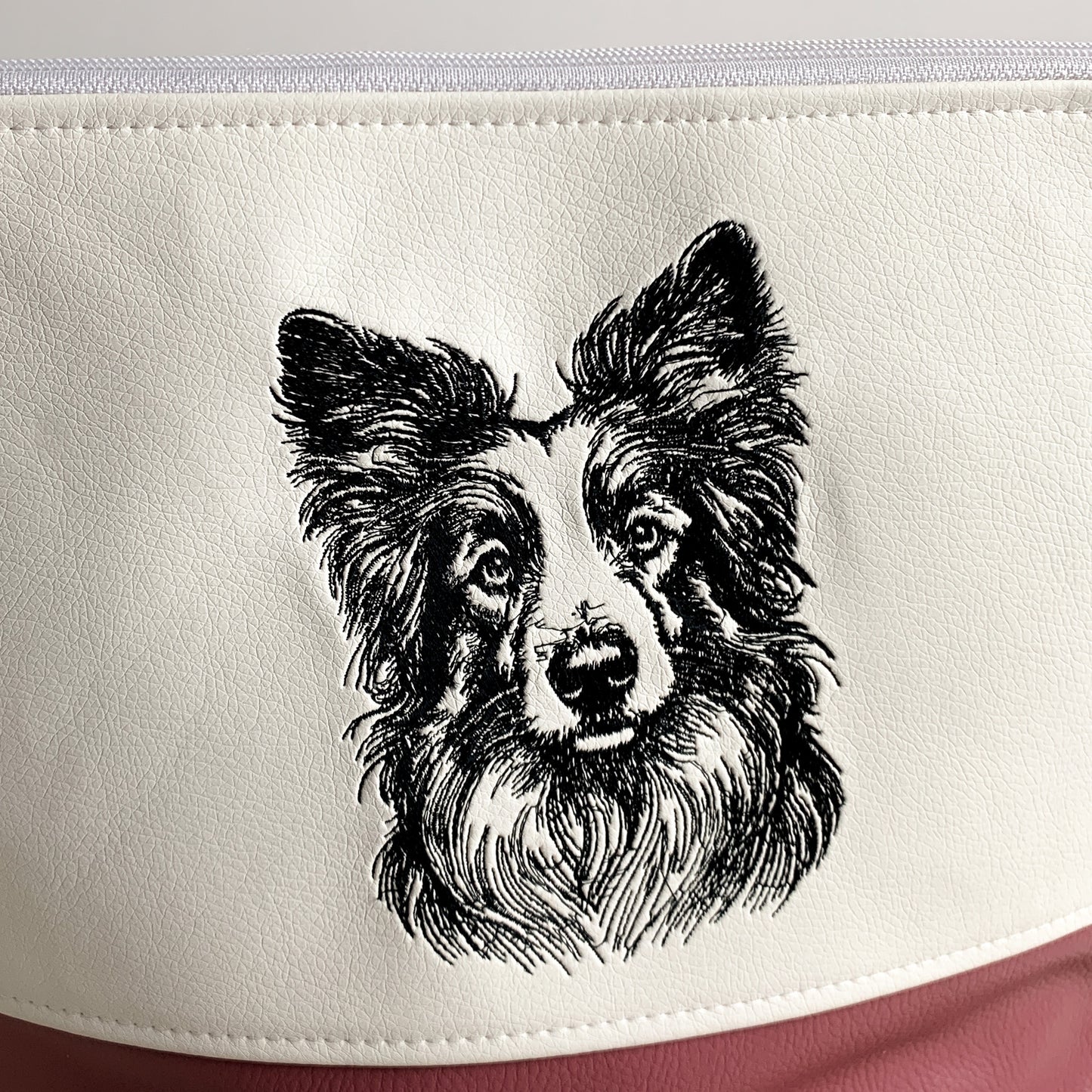 Border Collie Coral - Umhängetasche