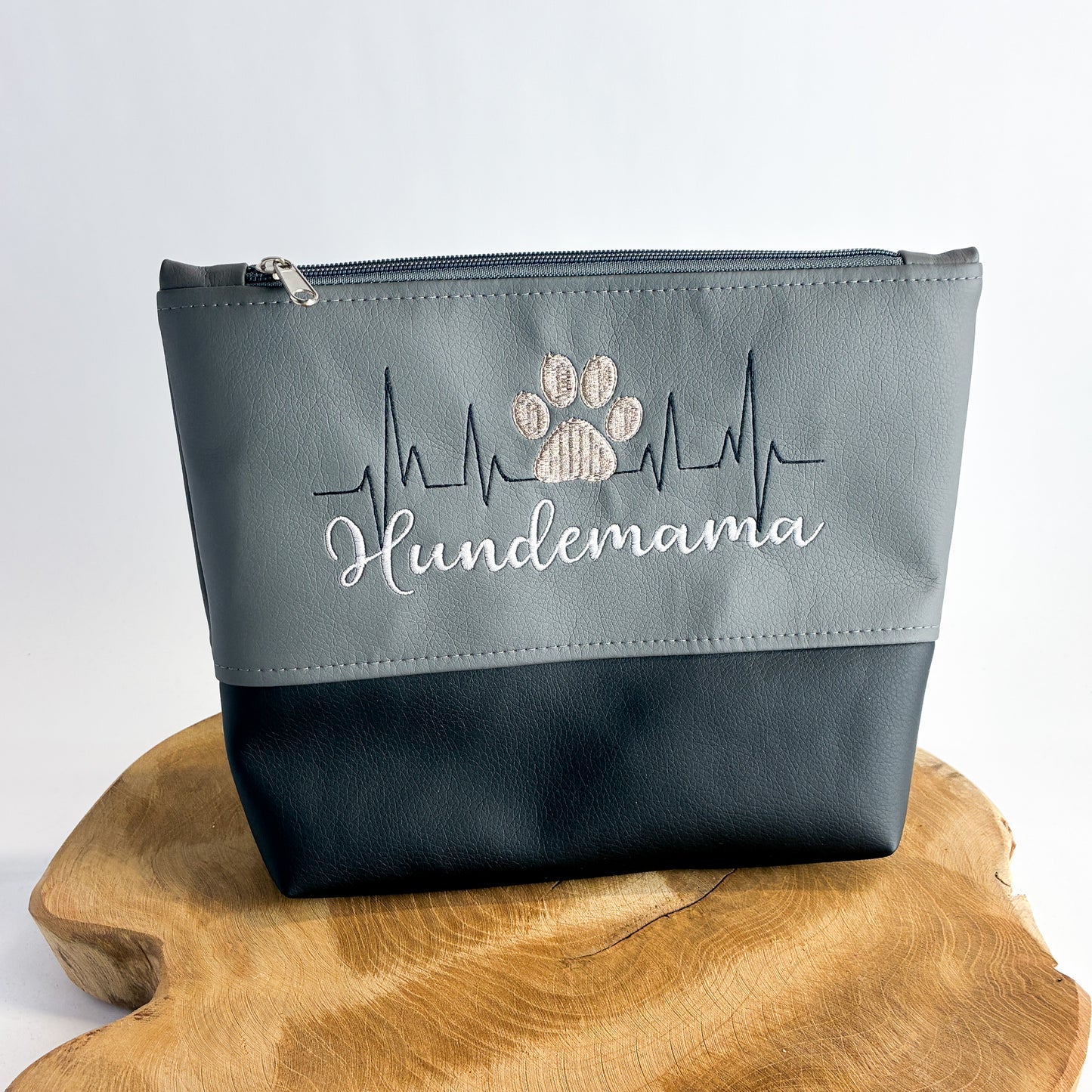 Kulturbeutel mit Hundemama