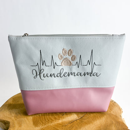 Kulturbeutel mit Hundemama