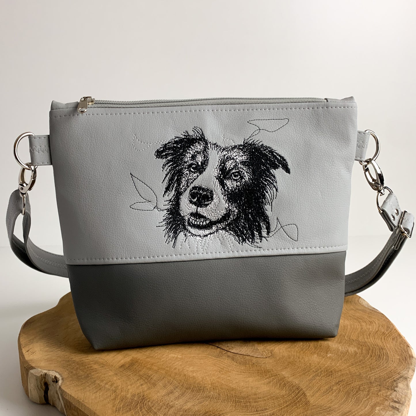 Border Collie Cync - Umhängetasche