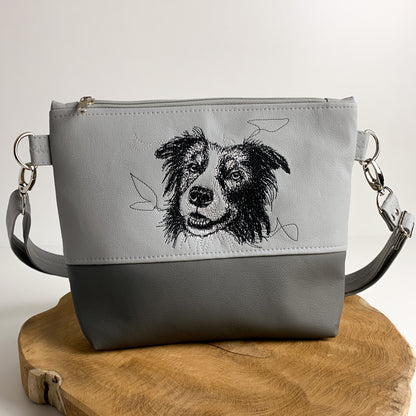 Border Collie Cync - Umhängetasche