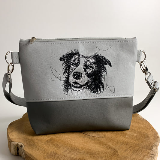 Border Collie Cync - Umhängetasche