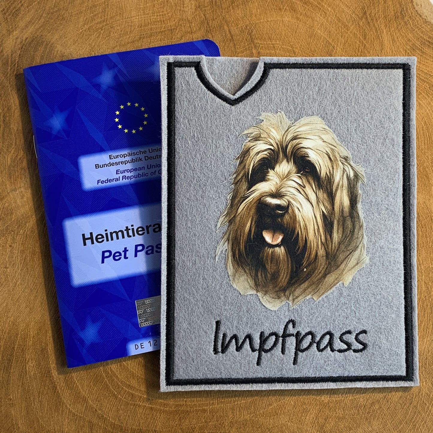 Briard Impfpasshülle (Motiv 1)