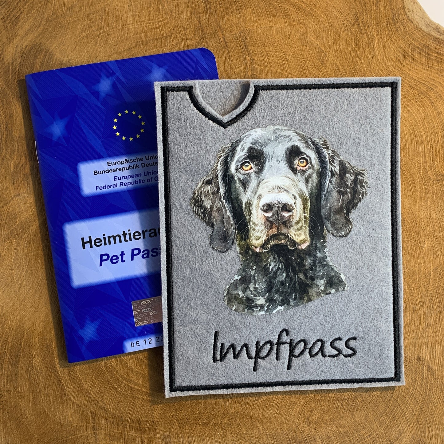 Curly Coated Retriever Impfpasshülle