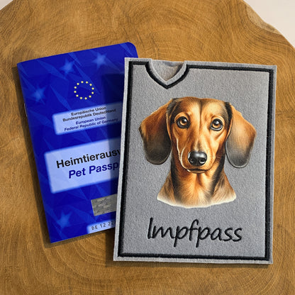 Dackel Impfpasshülle (Motiv 2)