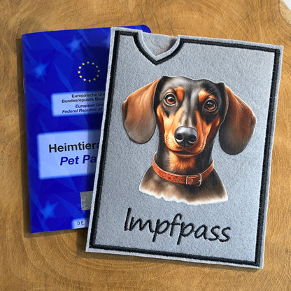 Dackel Impfpasshülle (Motiv 7)