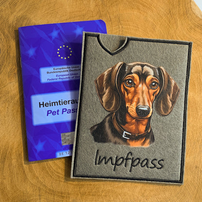 Dackel Impfpasshülle (Motiv 8)