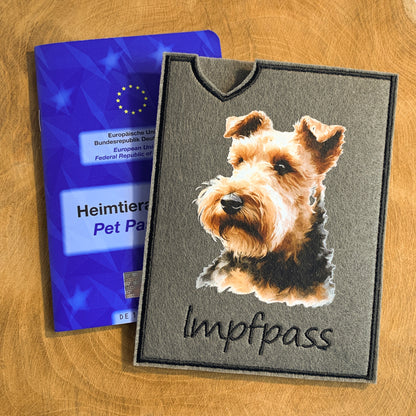 Welsh Terrier Impfpasshülle (Motiv 3)