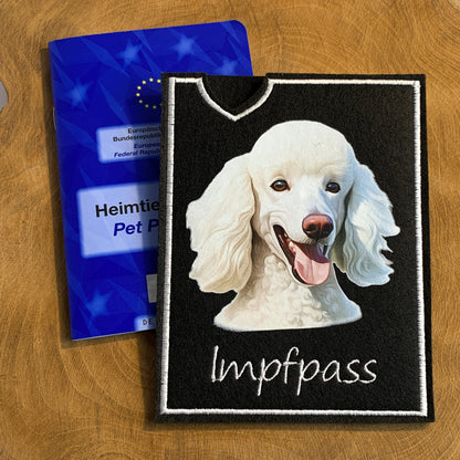 Pudel Impfpasshülle (Motiv 2)