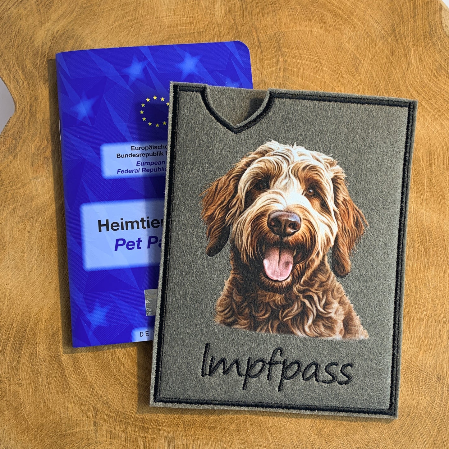 Doodle Impfpasshülle (Motiv 7)