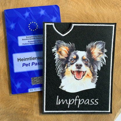 Papillon Impfpasshülle (Motiv 3)