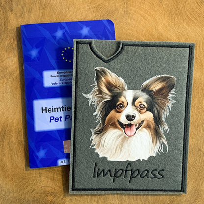 Papillon Impfpasshülle (Motiv 1)