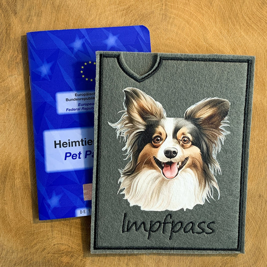 Papillon Impfpasshülle (Motiv 1)