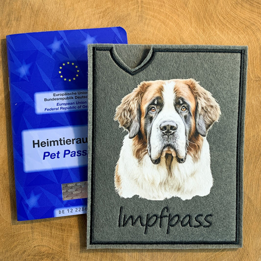 Bernhardiner Impfpasshülle (Motiv 4)