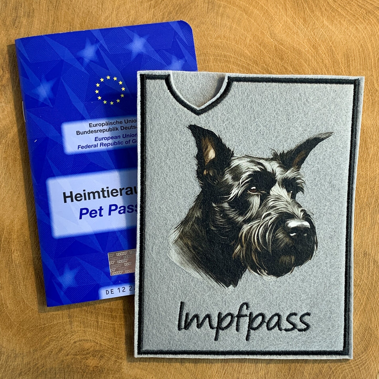 Scottish Terrier Impfpasshülle (Motiv 1)