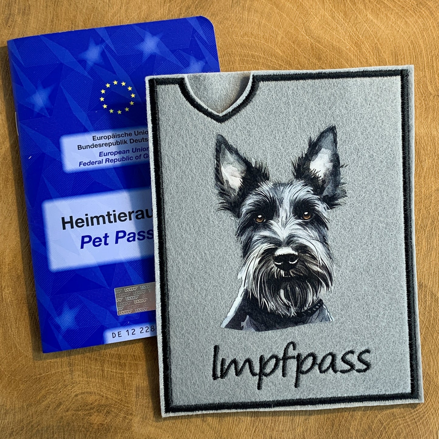 Scottish Terrier Impfpasshülle (Motiv 2)