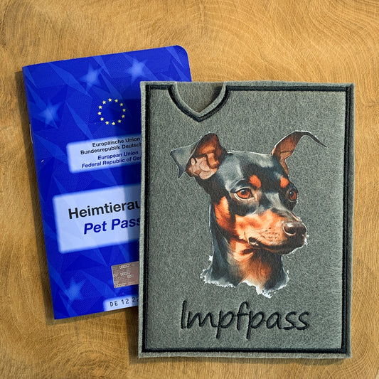 Pinscher Impfpasshülle (Motiv 1)